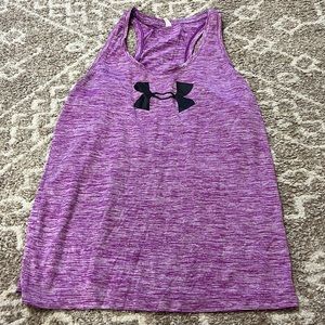 Under Armour, razorback tank top.